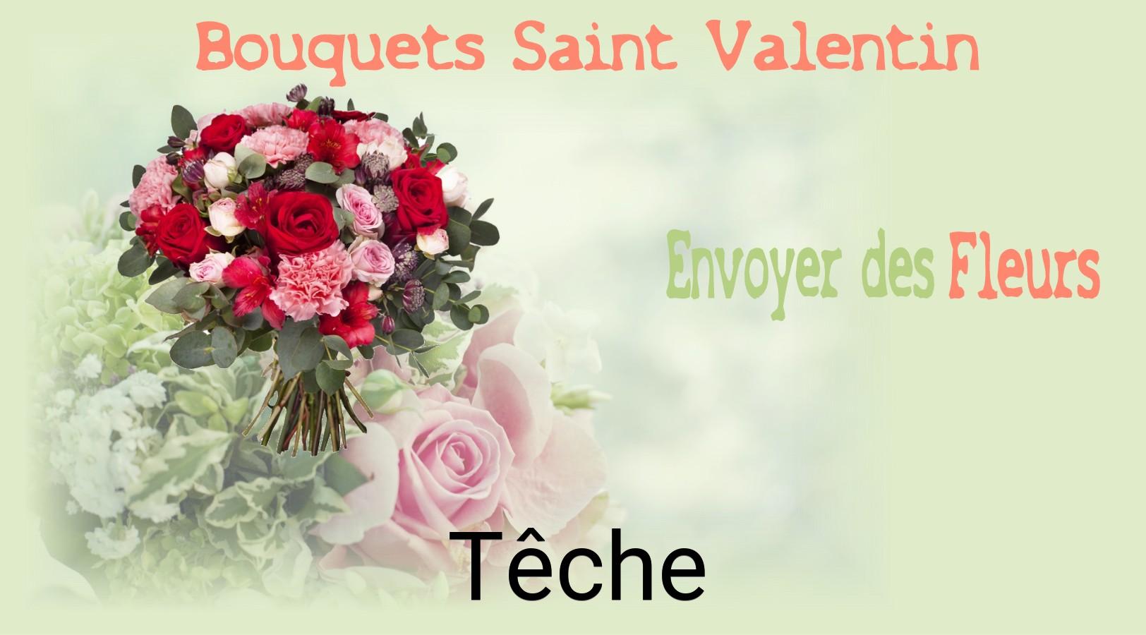 Roses de Saint-Valentin livrées à Têche